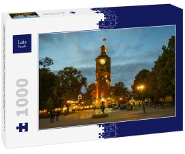 Lais Puzzle - Abendansicht des alten Wasserturms, jetzt Museum im historischen Zentrum von Winnyzja, Ukraine - 1.000 Teile