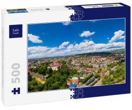 Lais Puzzle - Uzhgorod Stadt Ukraine Luftpanoramablick - 500 Teile