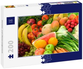 Lais Puzzle - Gemüse- und Obstarrangement - 200 Teile