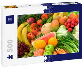 Lais Puzzle - Gemüse- und Obstarrangement - 500 Teile