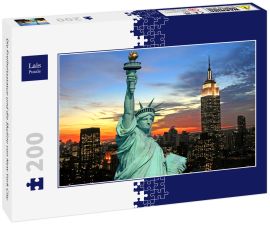 Lais Puzzle - Die Freiheitsstatue und die Skyline von New York City - 200 Teile