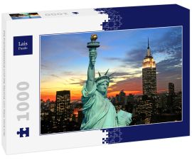 Lais Puzzle - Die Freiheitsstatue und die Skyline von New York City - 1.000 Teile