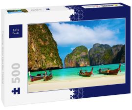 Lais Puzzle - Tropischer Strand, Maya Bay, Thailand - 500 Teile
