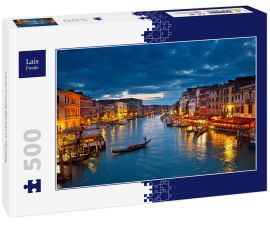 Lais Puzzle - Canal Grande bei Nacht, Venedig - 500 Teile