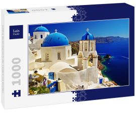 Lais Puzzle - schöne Santorinansicht der Caldera mit Kirchen - 1.000 Teile