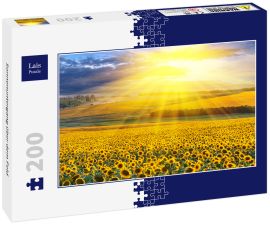Lais Puzzle - Sonnenuntergang über dem Feld - 200 Teile