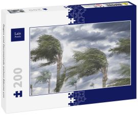 Lais Puzzle - Regen und Sturmwinde wehen Bäume um - 200 Teile