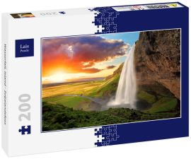 Lais Puzzle - Wasserfall, Island - Seljalandsfoss - 200 Teile