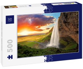 Lais Puzzle - Wasserfall, Island - Seljalandsfoss - 500 Teile