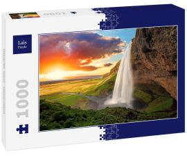 Lais Puzzle - Wasserfall, Island - Seljalandsfoss - 1.000 Teile