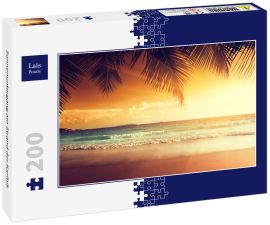 Lais Puzzle - Sonnenuntergang am Strand der Karibik - 200 Teile