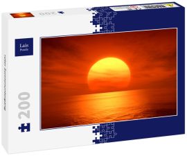 Lais Puzzle - roter Sonnenuntergang - 200 Teile
