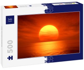 Lais Puzzle - roter Sonnenuntergang - 500 Teile