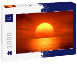 Lais Puzzle - roter Sonnenuntergang - 1.000 Teile
