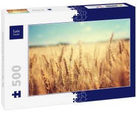 Lais Puzzle - goldenes Weizenfeld und sonniger Tag - 500 Teile
