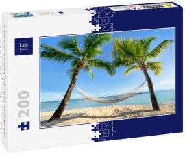 Lais Puzzle - Urlaub am Palmenstrand in der Karibik mit Hängematte - 200 Teile