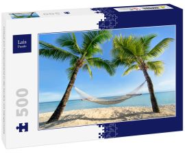 Lais Puzzle - Urlaub am Palmenstrand in der Karibik mit Hängematte - 500 Teile