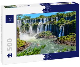 Lais Puzzle - Blick auf die Iguazu-Fälle von Argentinien aus - 500 Teile