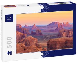 Lais Puzzle - Sonnenaufgang in Hunts Mesa im Monument Valley, Arizona, USA - 500 Teile
