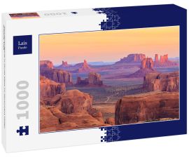 Lais Puzzle - Sonnenaufgang in Hunts Mesa im Monument Valley, Arizona, USA - 1.000 Teile