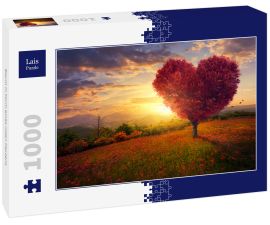 Lais Puzzle - Baum in Form eines roten Herzens - 1.000 Teile