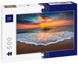 Lais Puzzle - Schöner Sonnenaufgang über dem Meer - 500 Teile
