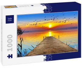 Lais Puzzle - embarcadero bajo el sol del atardecer - 1.000 Teile