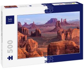 Lais Puzzle - Sonnenaufgang in Hunts Mesa navajo stammesgeschichtlicher majestätischer Ort in der Nähe von Monument Valley, Arizona, USA - 500 Teile