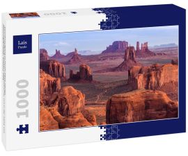 Lais Puzzle - Sonnenaufgang in Hunts Mesa navajo stammesgeschichtlicher majestätischer Ort in der Nähe von Monument Valley, Arizona, USA - 1.000 Teile