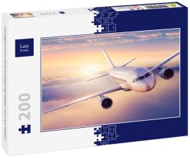 Lais Puzzle - Passagiere eines Verkehrsflugzeugs fliegen über den Wolken - 200 Teile