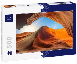 Lais Puzzle - antelope canyon in arizona - hintergrund reisekonzept - 500 Teile