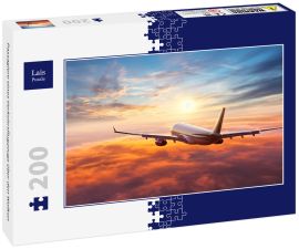 Lais Puzzle - Passagiere eines Verkehrsflugzeugs über den Wolken - 200 Teile