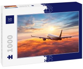 Lais Puzzle - Passagiere eines Verkehrsflugzeugs über den Wolken - 1.000 Teile
