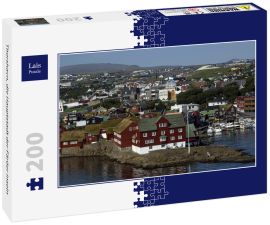 Lais Puzzle - Thorshavn, die Hauptstadt der Färöer Inseln - 200 Teile