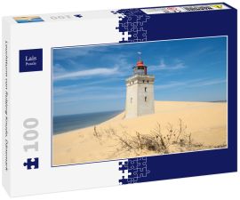 Lais Puzzle - Leuchtturm von Rubjerg Knude, Dänemark - 100 Teile