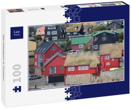 Lais Puzzle - Alte Holzhäuser in Torshavn - 100 Teile