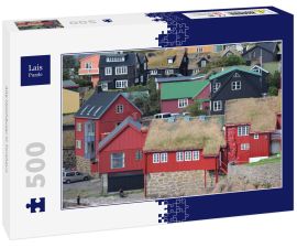 Lais Puzzle - Alte Holzhäuser in Torshavn - 500 Teile