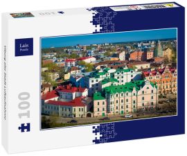 Lais Puzzle - Viborg alte Stadt Luftaufnahme - 100 Teile