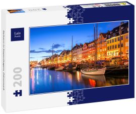 Lais Puzzle - Nyhavn in Kopenhagen, Dänemark - 200 Teile