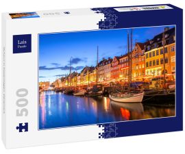 Lais Puzzle - Nyhavn in Kopenhagen, Dänemark - 500 Teile