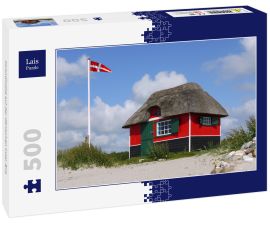 Lais Puzzle - Strandhütte auf der dänischen Insel Ærø - 500 Teile