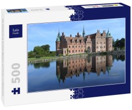 Lais Puzzle - Die Wasserburg Schloss Egeskov auf Fünen in Dänemark - 500 Teile