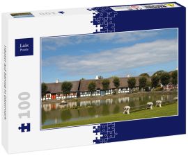 Lais Puzzle - Häuser auf Samsø in Dänemark - 100 Teile