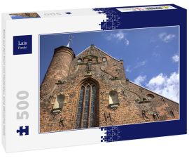 Lais Puzzle - Blick auf den Dom von Haderslev, eine dänische Stadt - 500 Teile