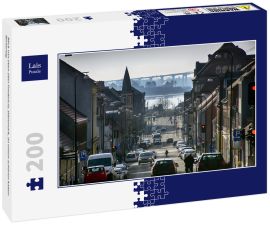 Lais Puzzle - Blick von oben über Fredericia, Dänemark, an einem schönen kalten Wintertag - 200 Teile