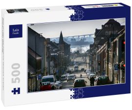 Lais Puzzle - Blick von oben über Fredericia, Dänemark, an einem schönen kalten Wintertag - 500 Teile