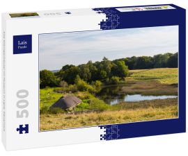 Lais Puzzle - Alte Wikingerhäuser im Museum in Lejre, Dänemark - 500 Teile