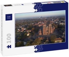Lais Puzzle - Roskilde-Dom der Könige und Roskilde-Stadt in Dänemark - 100 Teile