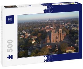 Lais Puzzle - Roskilde-Dom der Könige und Roskilde-Stadt in Dänemark - 500 Teile
