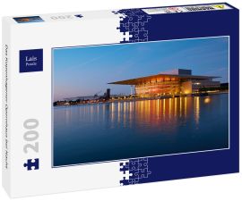 Lais Puzzle - Das Kopenhagener Opernhaus bei Nacht - 200 Teile